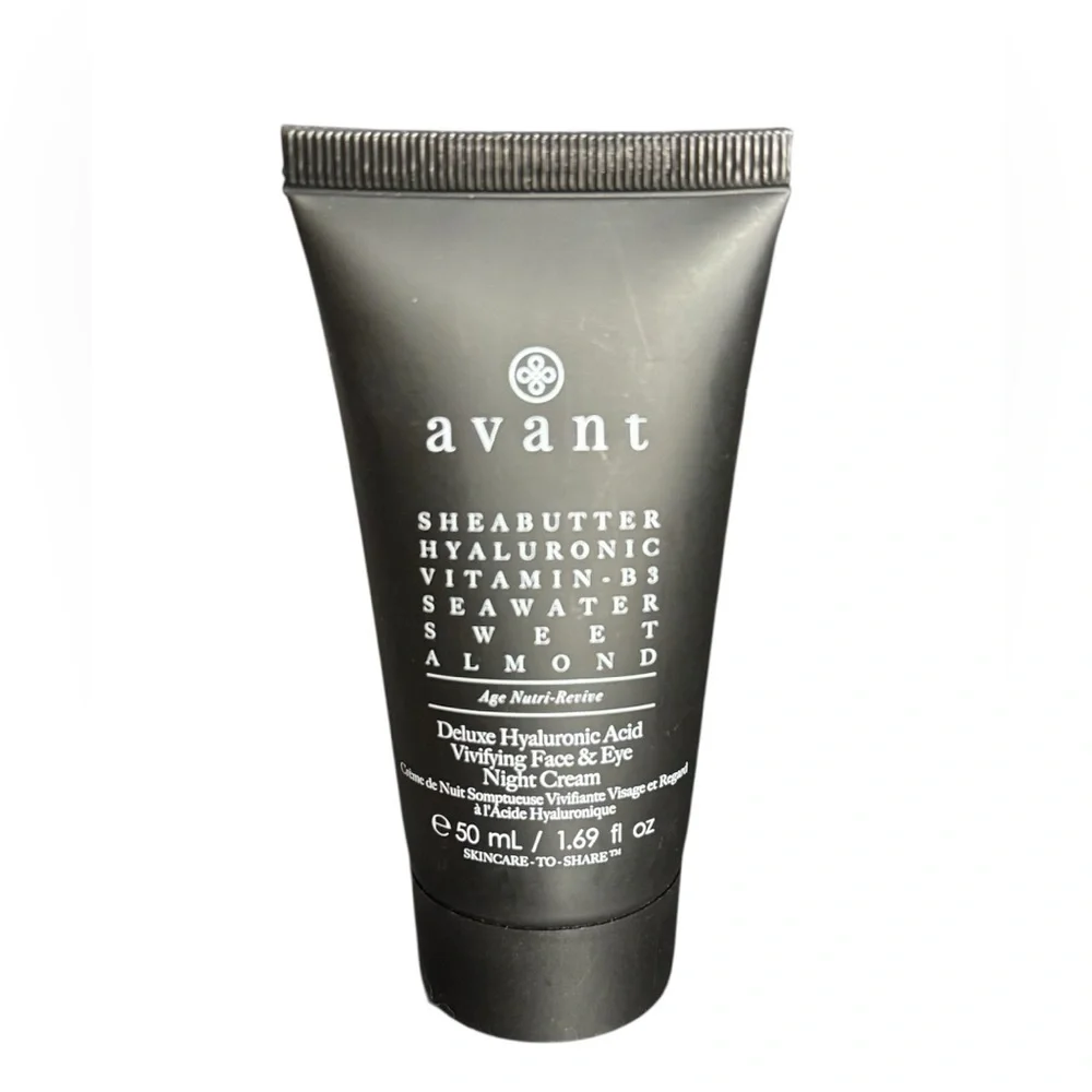 Avant Deluxe Hyaluronic Acid Vivifying Face & Eye Night Cream 1.69 fl. oz SEALED